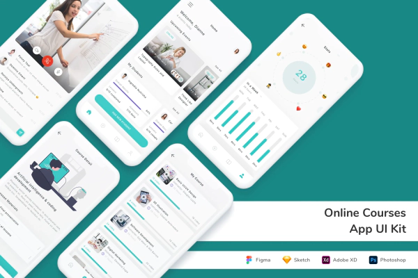 Online Courses App UI Kit