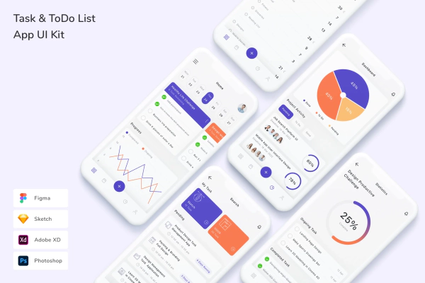 Task & ToDo List App UI Kit