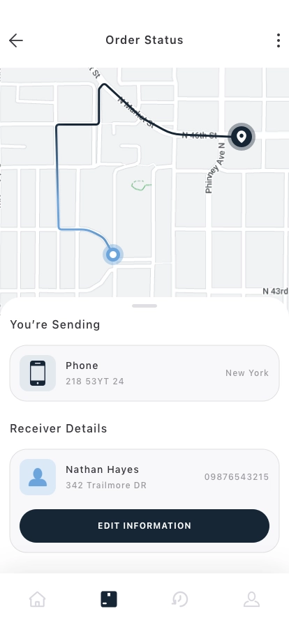Package Tracking Mobile App UI Kit - Screenshot 4