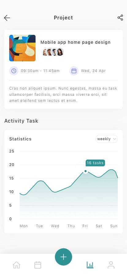 Task Management Mobile App UI Kit - Screenshot 5