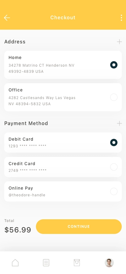 Food Delivery Tracker Mobile App UI Kit - Screenshot 3