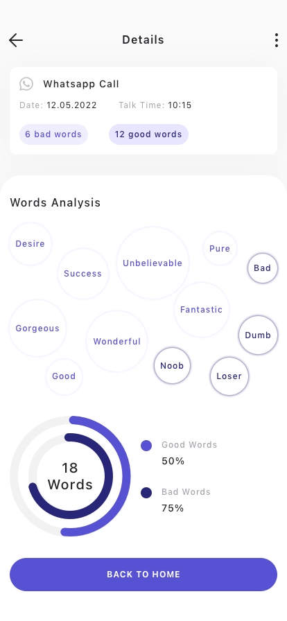 Voice Analysis Mobile App UI Kit - Screenshot 2