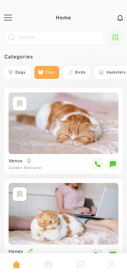 Pet Adoption Mobile App UI Kit - Screenshot 2