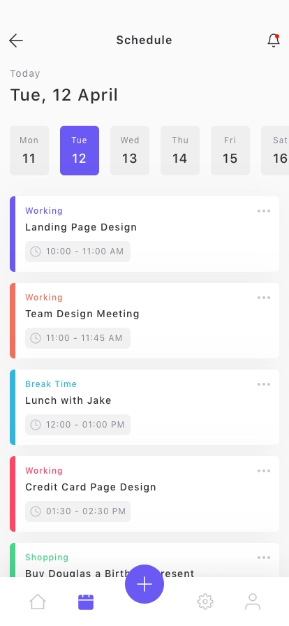 Task Management App UI Kit - Screenshot 3