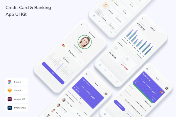 Credit Card & Banking App UI Kit