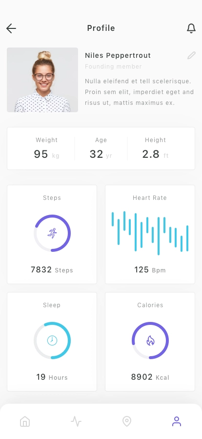 Workout Tracker Mobile App UI Kit - Screenshot 4