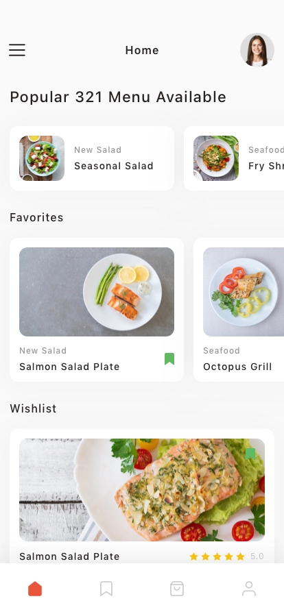 Food Ordering Mobile App UI Kit - Screenshot 1