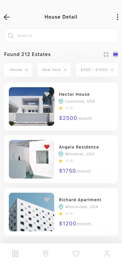 Real Estate & Property Mobile App UI Kit - Screenshot 2