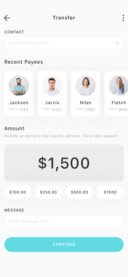 Wallet Finance Mobile App UI Kit - Screenshot 3