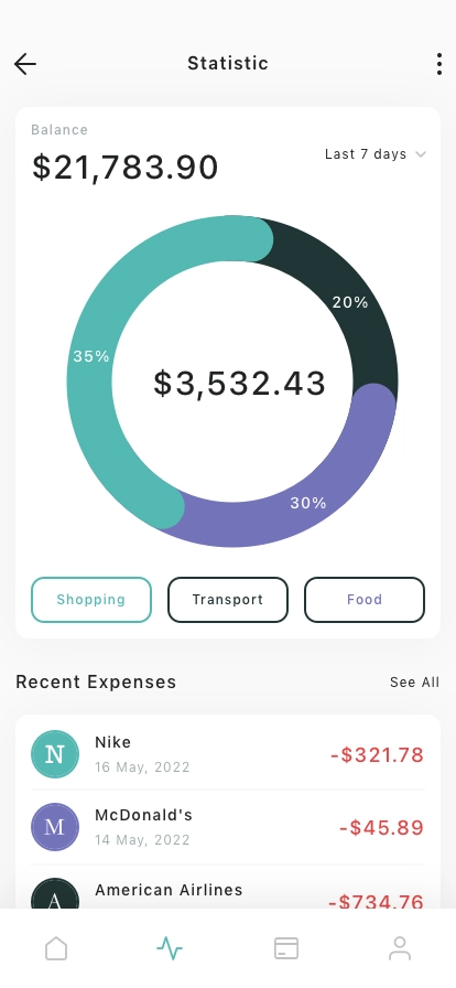 Finance & Banking Mobile App UI Kit - Screenshot 3