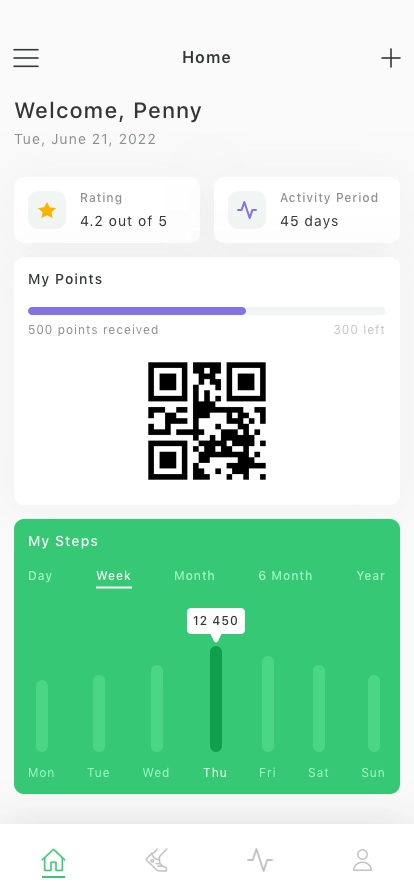 Running Tracker Mobile App UI Kit - Screenshot 1