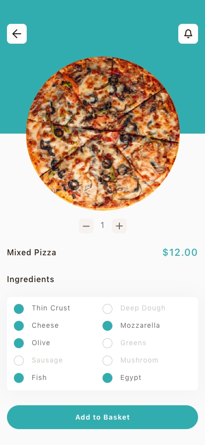 Food Ordering Mobile App UI Kit - Screenshot 2