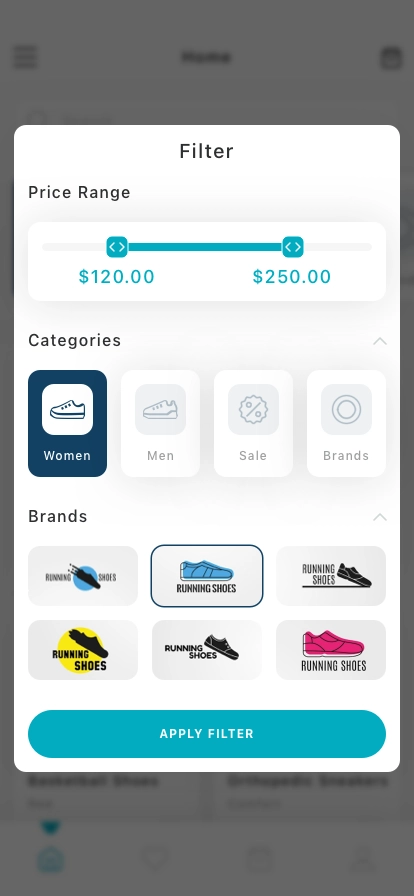 Sneaker eCommerce Mobile App UI Kit - Screenshot 4