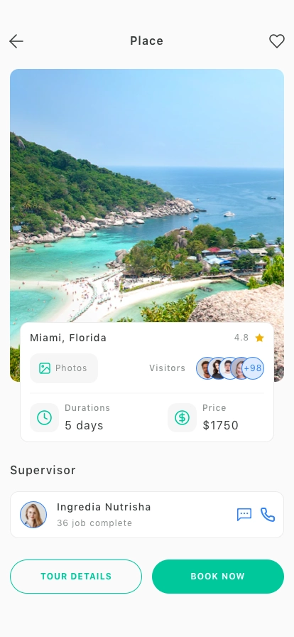 Travel Booking App UI Kit - Screenshot 3