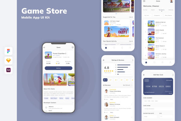 Game Store Mobile App UI Kit