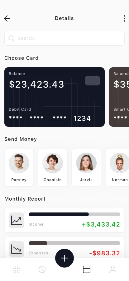 Banking & Payment Mobile App UI Kit - Screenshot 2