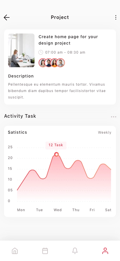 Business & Meeting Manager Mobile App UI Ki - Screenshot 5