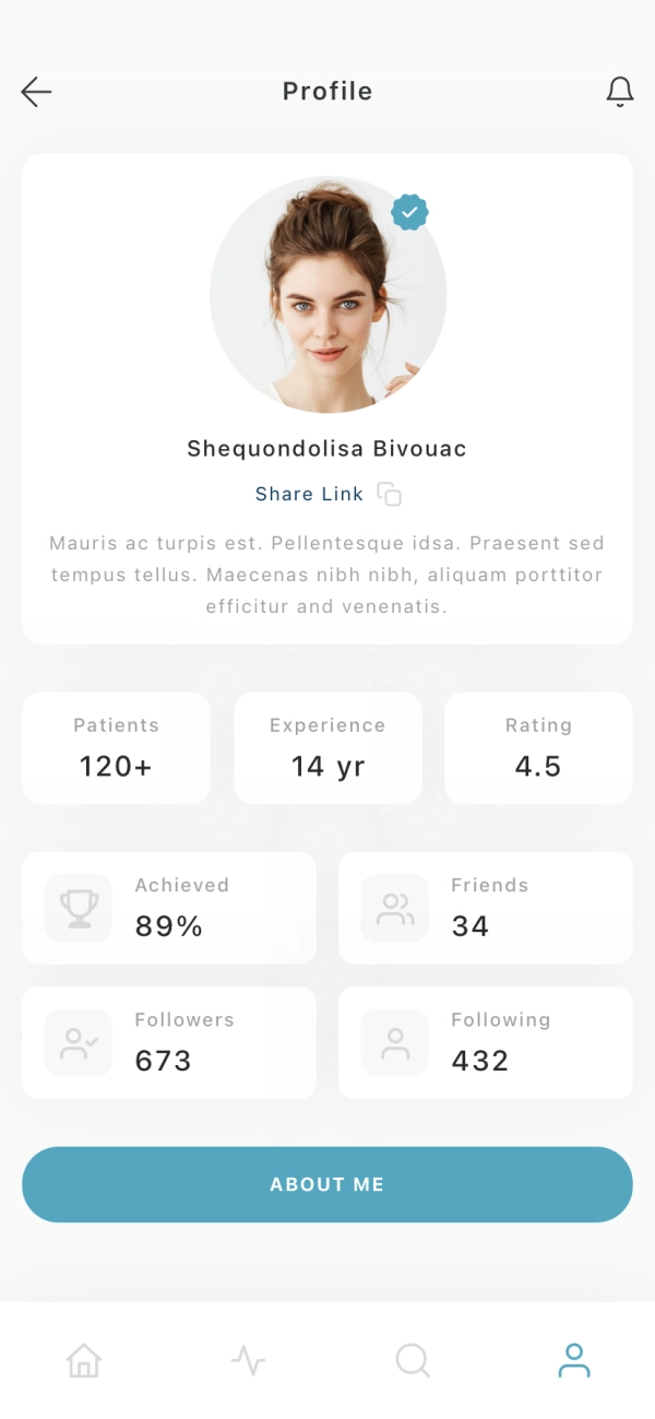 Medical Services Mobile App UI Kit - Screenshot 3