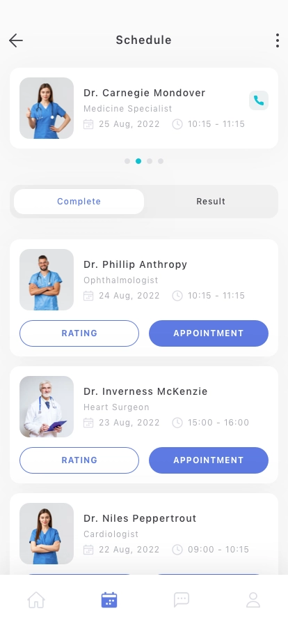 Health & Medical Mobile App UI Kit - Screenshot 3