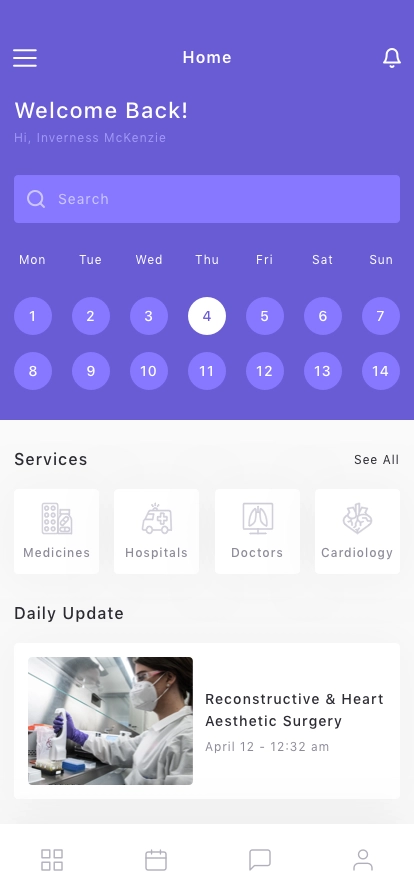 Doctor Appointment App UI Kit - Screenshot 4