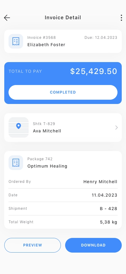 Shipping Tracker Mobile App UI Kit - Screenshot 5