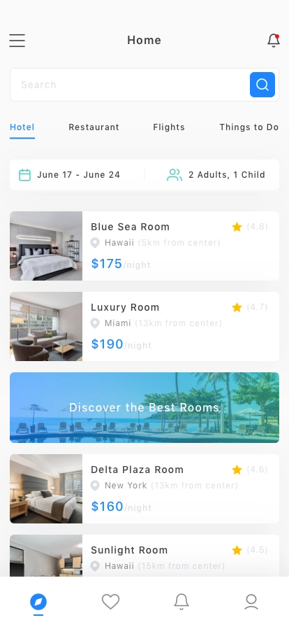 Room Booking App UI Kit - Screenshot 2