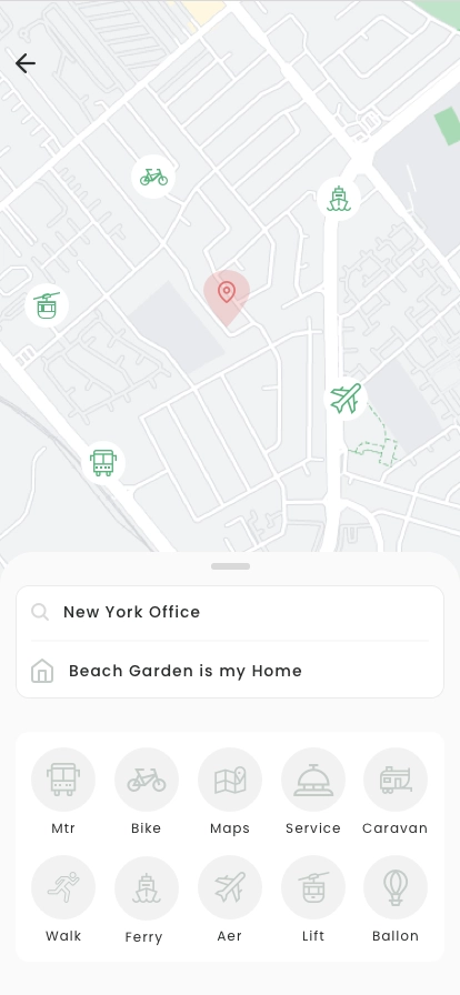 Navigate & Map App UI Kit - Screenshot 4