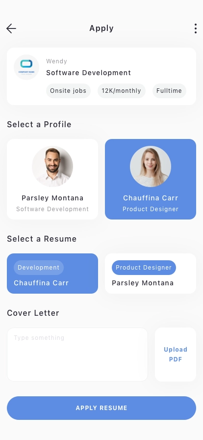 Freelancer Finder Mobile App UI Kit - Screenshot 5