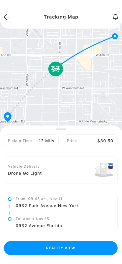 Shipment Tracker Mobile App UI Kit - Screenshot 5