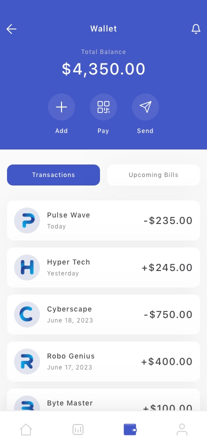 Expense & Income Manager Mobile App UI Kit for Figma, Sketch & XD ...