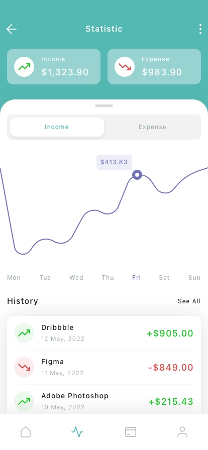 Finance & Banking Mobile App UI Kit - Screenshot 2