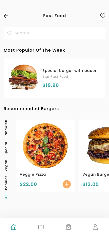 Food Delivery Service Mobile App UI Kit - Screenshot 3