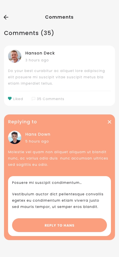Blog & CMS Mobile App UI Kit - Screenshot 4