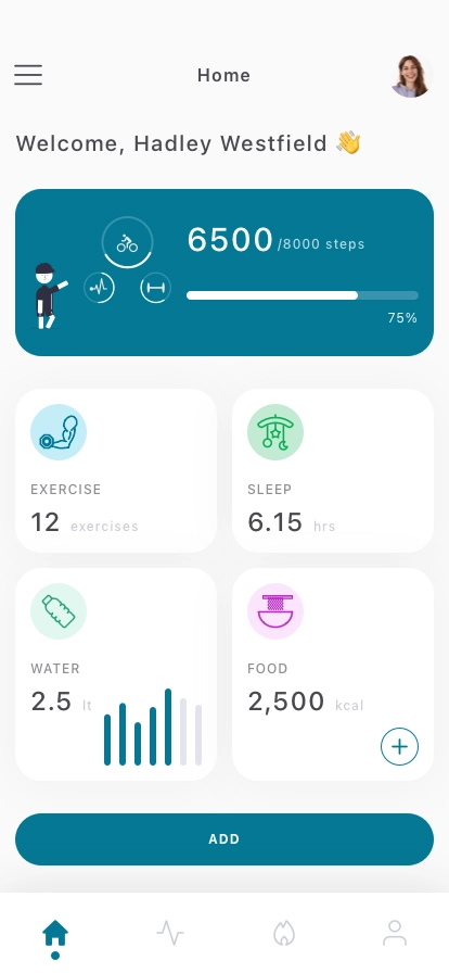 Health Assistant Mobile App UI Kit - Screenshot 1