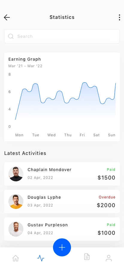 Invoice Management App UI Kit - Screenshot 4