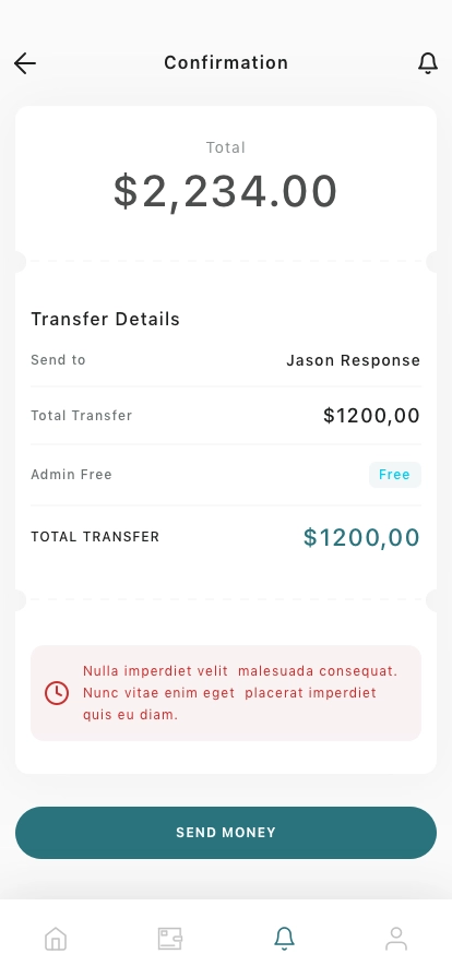 Personal Fintech App UI Kit - Screenshot 5