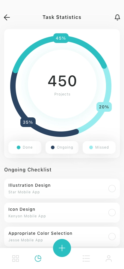 Task Manager Mobile App UI Kit - Screenshot 3
