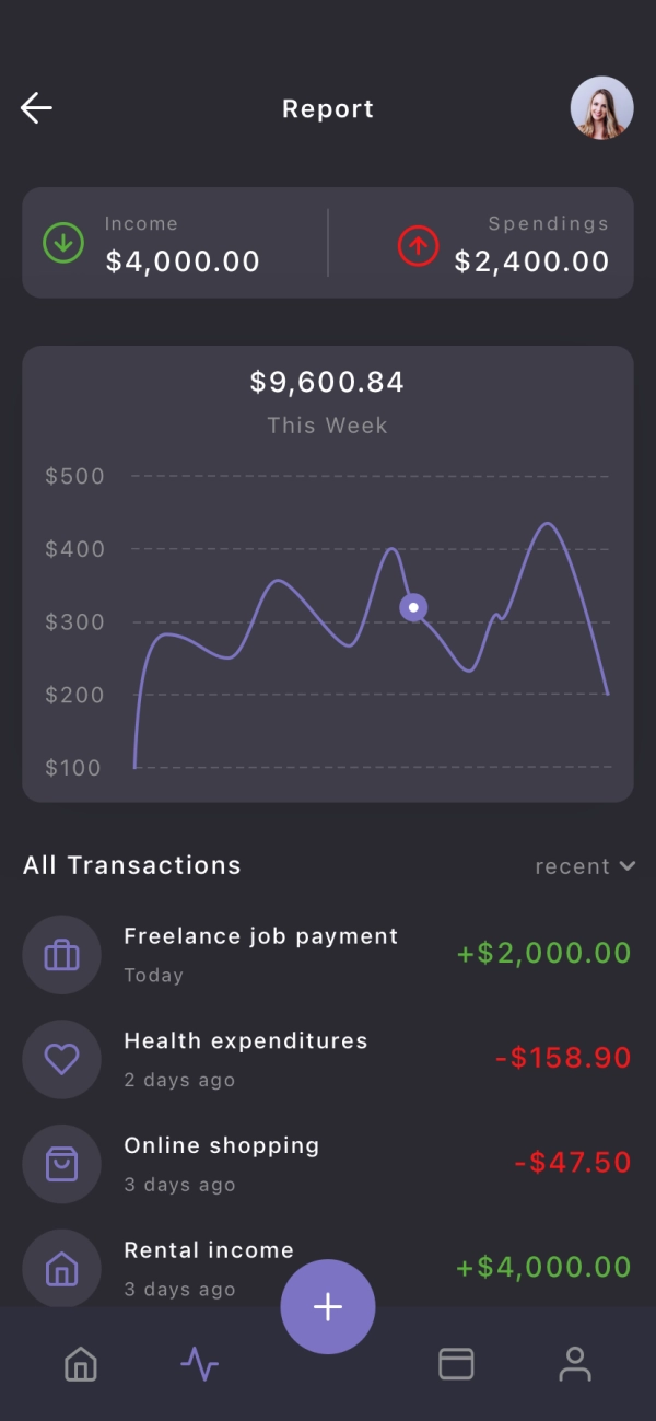Personal Banking Mobile App UI Kit - Screenshot 3