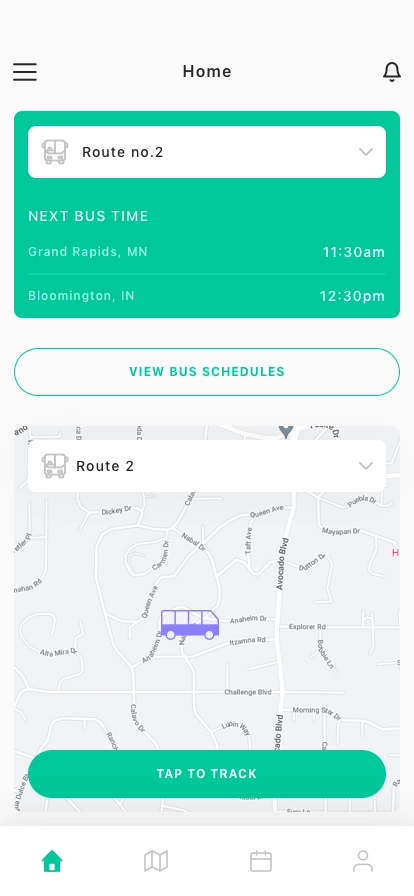 Bus Tracking App UI Kit - Screenshot 1