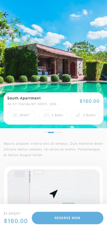 Property Rental Mobile App UI Kit - Screenshot 5
