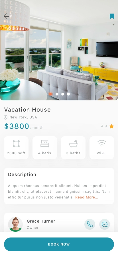 Property Mobile App UI Kit - Screenshot 4