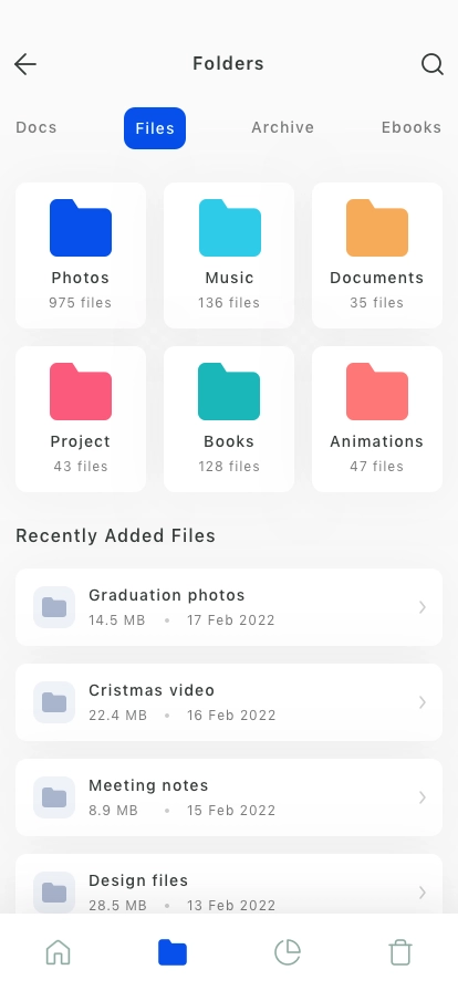File Manager Mobile App UI Kit - Screenshot 5