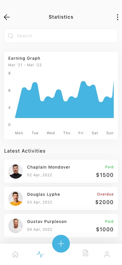 Invoice Management Mobile App UI Kit - Screenshot 5