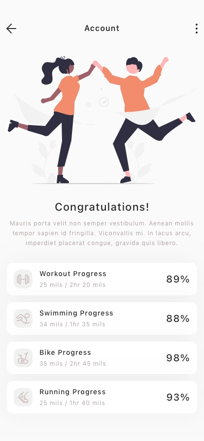 Health Tracking Mobile App UI Kit - Screenshot 5