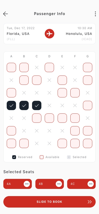 Flight Booking Mobile App UI Kit - Screenshot 5
