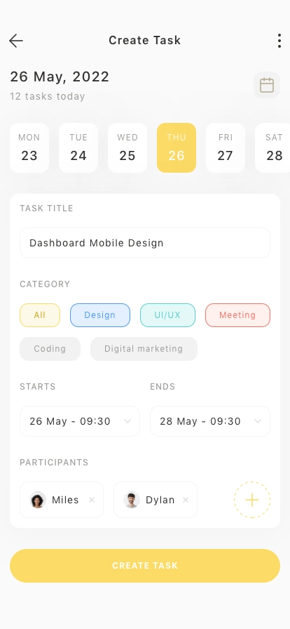 Task Management Mobile App UI Kit - Screenshot 4