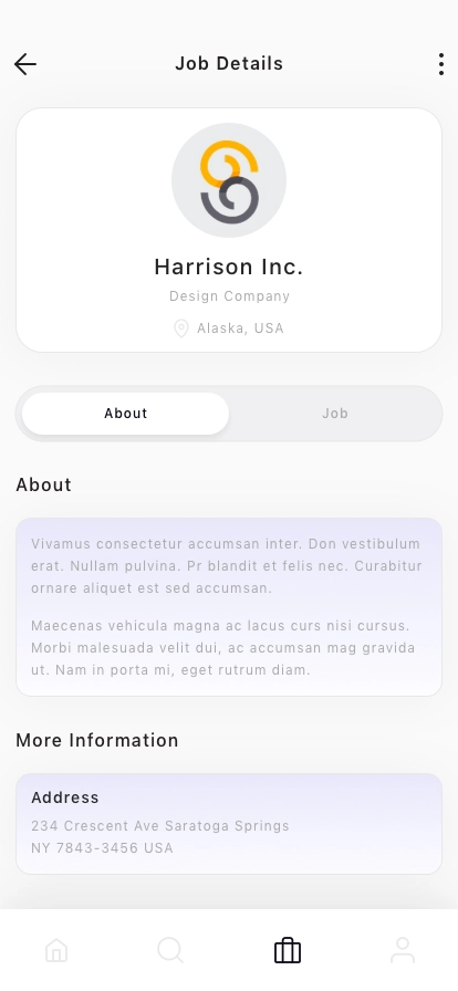 Job Finding Mobile App UI Kit - Screenshot 5