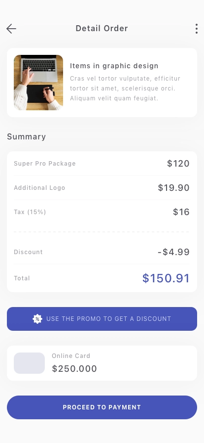 Freelance Mobile App UI Kit - Screenshot 5