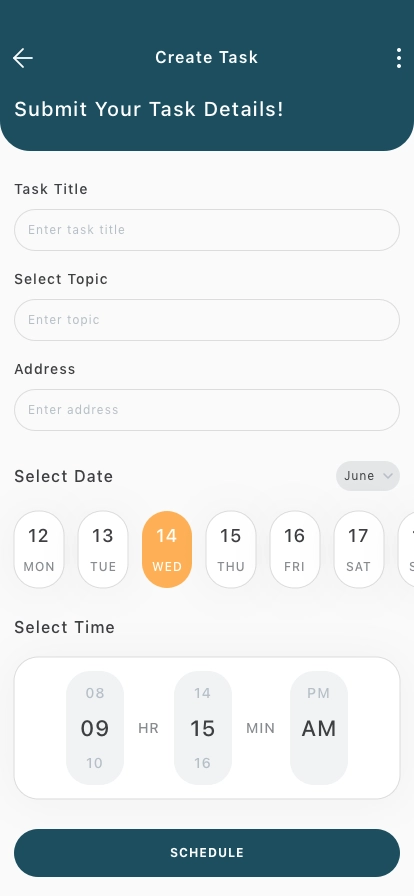Task Management Mobile App UI Kit - Screenshot 4