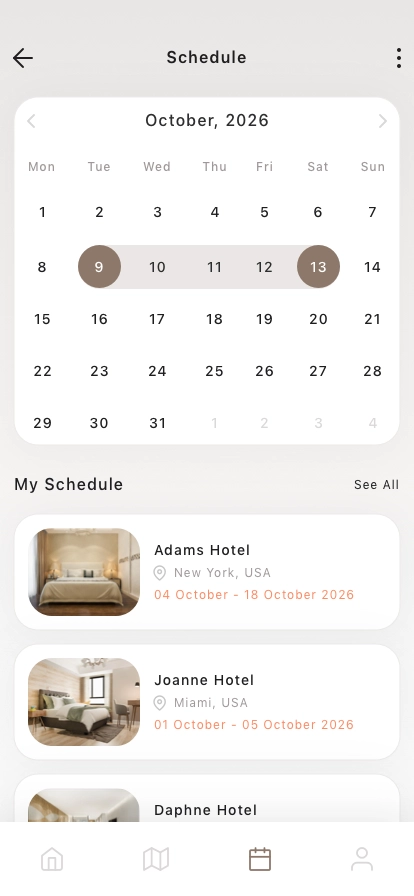 Hotel Reservation Mobile App UI Kit - Screenshot 2